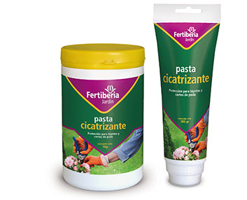 Pasta cicatrizante para sellar los cortes de poda 